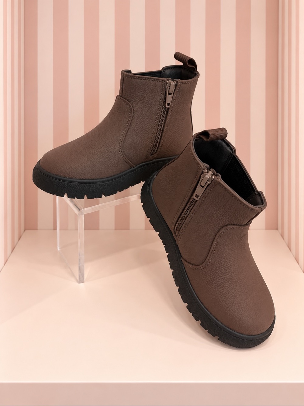 Zara Kids Brown Elastic Boots